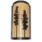 Meyda 9" Wide Tall Pines Wall Sconce 259057