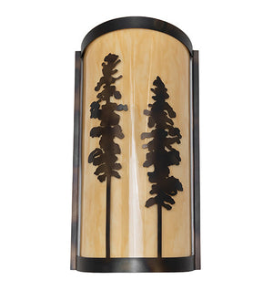 Meyda 9" Wide Tall Pines Wall Sconce 259057