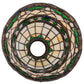 Meyda 8" Wide Tiffany Roman Shade '26424