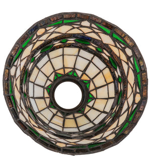 Meyda 8" Wide Tiffany Roman Shade '26424