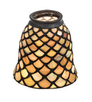 Meyda  4"W Tiffany Fishscale Fan Light Shade '27470