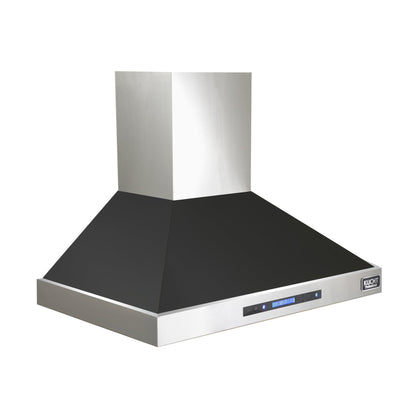 Kucht 30-Inch Wall Mounted Hood 900 CFM in Black KRH3015A-K