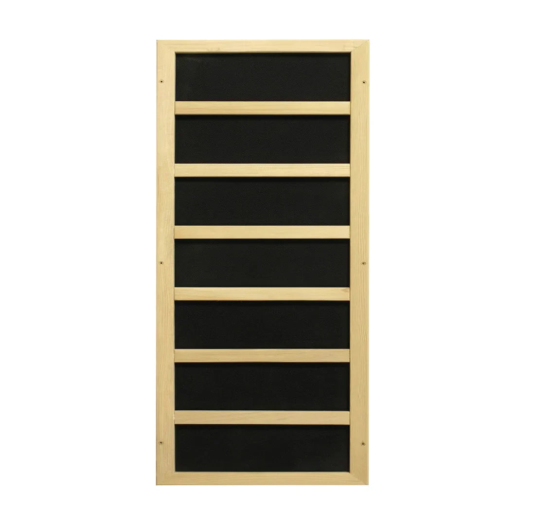 Golden Designs Dynamic Santiago 2-Person Full Spectrum Near Zero EMF Under 2MG FAR Infrared Sauna Canadian Hemlock - DYN-6209-03 FS