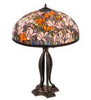 Meyda  32"H Tiffany Magnolia Table Lamp - 31146