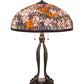 Meyda  32"H Tiffany Magnolia Table Lamp - 31146