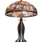 Meyda  32"H Tiffany Magnolia Table Lamp - 31146