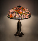 Meyda  32"H Tiffany Magnolia Table Lamp - 31146