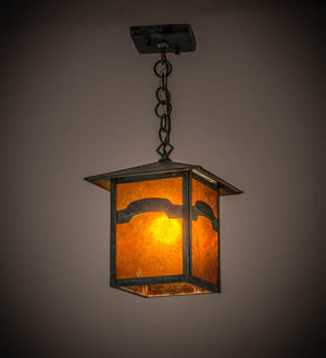 Meyda 9"Sq Seneca Mountain View Pendant '39512