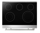 Thor Kitchen 4-Piece Appliance Package - 36-Inch Electric Range with Tilt Panel, French Door Refrigerator, Wall Mount Hood, and Dishwasher in Stainless Steel