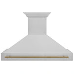 48" ZLINE Autograph Edition DuraSnow Stainless Steel Range Hood with DuraSnow Stainless Steel Shell