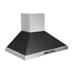 Kucht 48-Inch Wall Mounted Hood 1200 CFM in Black KRH4815A-K