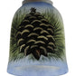 Meyda 5" Wide Pinecone Hand Painted Shade '49536