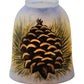Meyda 5" Wide Pinecone Hand Painted Shade '49536