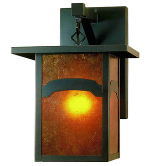 Meyda 9"W Hyde Park Mountain View Straight Arm Wall Sconce '50578