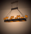 Meyda 82"L Carpathian 16 LT Oblong Chandelier '51057