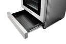 Thor Kitchen 5-Piece Appliance Package - 30-Inch Gas Range with Tilt Panel, Refrigerator with Water Dispenser, Wall Mount Hood, Dishwasher, & Wine Cooler in Stainless Steel