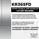 Kucht 5-Piece Appliance Package - 36-Inch Dual Range, 36-Inch Panel Ready Refrigerator, Under Cabinet Hood, Panel Ready Dishwasher, & Microwave Oven