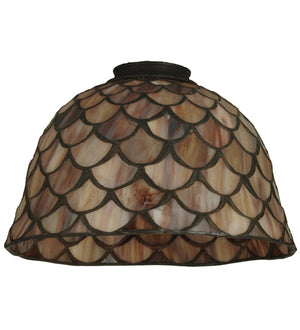 Meyda 8" Wide Tiffany Fishscale Shade '65168