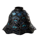 Meyda 8" Wide Tiffany Peacock Feather Shade '67837