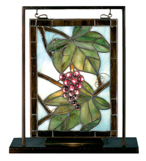 Meyda 9.5"W X 10.5"H Napa Vintage Lighted Mini Tabletop Window '68352