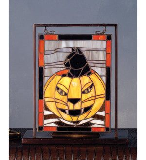 Meyda 9.5" Wide X 10.5" High Halloween Lighted Mini Tabletop Window '69140