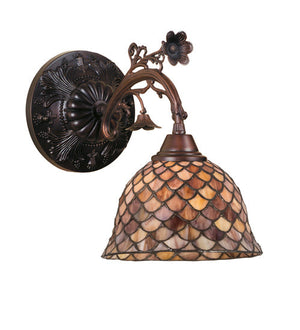 Meyda 8" Wide FISHSCALE Wall Sconce '74044