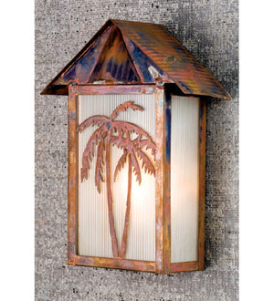 Meyda 9.5 Wide Tropical Palm Tree Wall Sconce 77967