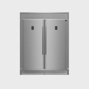 Forno Appliance Package - 48" Gas Burner, Electric Oven Range and 60" Refrigerator, FBDL-005