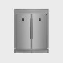 Forno Appliance Package - 48 Inch Dual Fuel Range, Wall Mount Range Hood, 60 Inch Refrigerator, FBDL-017-02US