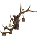 Meyda 46" Wide Antlers Elk 3 Light Wall Sconce- 82834 - MyBBQDirect