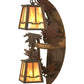 Meyda 26" Wide Antlers Elk 3 Light Wall Sconce- 82835 - MyBBQDirect