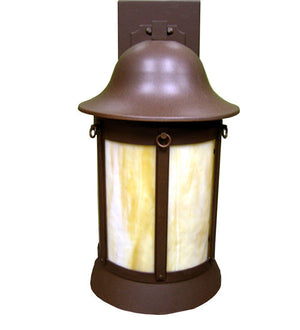 Meyda 9.5"W Bowler Outdoor Wall Sconce 82911
