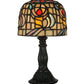 Meyda 9.25"H Tiffany Rosebud Candle Lamp '98478