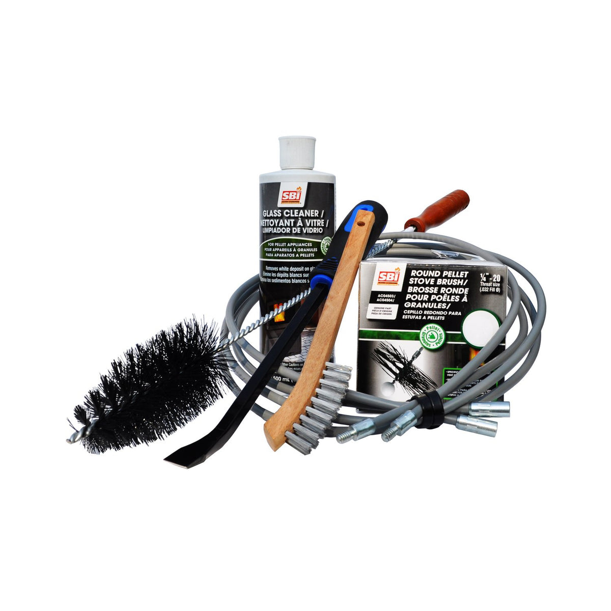 Drolet 4 inch pellet stove cleaning kit AC02714