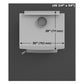 Drolet black steel hearth pad AC02788 size guide