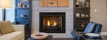 Monessen Attribute 36-inch vent-free circulating firebox installed in living room