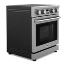 Thor Kitchen 5-Piece Appliance Package - 30-Inch Electric Range, Refrigerator, Dishwasher, Microwave, and Wine Cooler in Stainless Steel