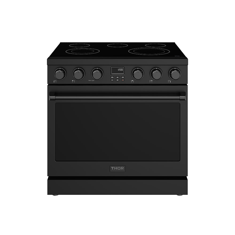 Thor Kitchen 36 inch Professional Electrical Range in Black (ARE36B)