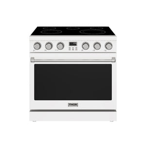 Thor Kitchen 36 Inch Electric Range in White