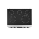 Thor Kitchen 4-Piece Appliance Package - 36-Inch Electric Range, Wall Mount Range Hood, Refrigerator, and Dishwasher in Stainless Steel