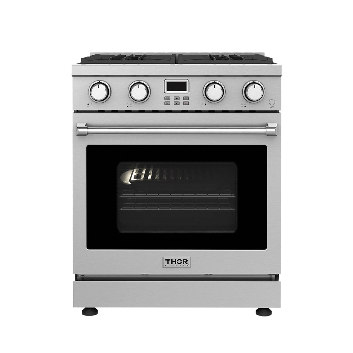 Thor Kitchen 30-Inch Gas Range with 4.8 cu. ft. Convection Oven in Stainless Steel (ARG30)