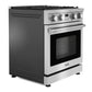 Thor Kitchen 4-Piece Appliance Package - 30-Inch Gas Range, Refrigerator with Water Dispenser, Dishwasher, and Microwave in Stainless Steel