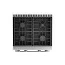 Thor Kitchen 4-Piece Appliance Package - 30-Inch Gas Range, Refrigerator with Water Dispenser, Dishwasher, and Microwave in Stainless Steel