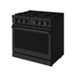 Thor Kitchen 36-Inch Gas Range in Black - Contemporary Professional (ARG36B)