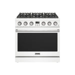Thor Kitchen 36-Inch Gas Range in White - Contemporary Professional (ARG36W)