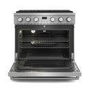 Thor Kitchen 36-Inch Gas Range with 6 Burners, 6.0 cu. ft. Convection Oven in Stainless Steel ARG36