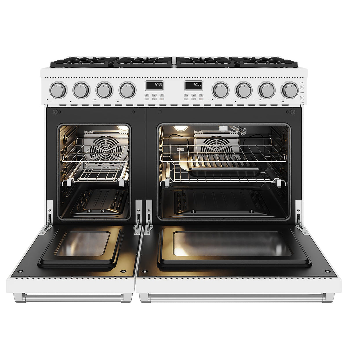 Thor Kitchen ARG48W with ovens open