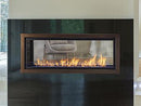 Monessen Artisan 48-inch see-through vent-free fireplace, interior view