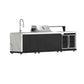 FORNO Rimini Outdoor Kitchen 30-Inch BBQ 62,000 BTU, 4.8 cu.ft. Beverage Center, Stainless Steel Sink, White Countertops FODKT2575WHT - MyBBQDirect