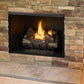 Monessen Exacta 36-inch clean-face vent-free firebox with stone surround
